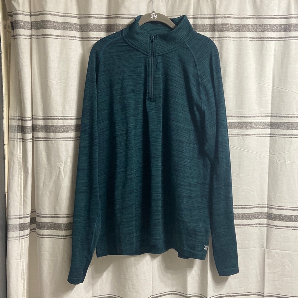All in Motion-Men’s Green Heathered 1/4 zip